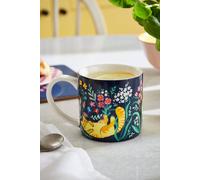 Ulster Weavers 'Marmalade Meadow' Playful Cat Print Porcelain Mug in Navy Ulster Weavers Navy