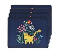 Ulster Weavers Marmalade Meadow Set Of 4 Cork Placemats