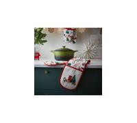 Double Oven Glove Ulster Weavers Merry Mutts 100% Cotton Red