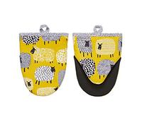 Ulster Weavers Micro Mitts - Dotty Sheep (100% Cotton Outer with Neoprene Sleeve, Yellow)