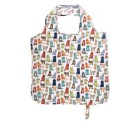 Ulster Weavers - Multi-Coloured Cat Themed Foldable Shopping Bag (42 x 46cm) - Cat Shopping Bag - Eco-Friendly - Tote Bag with Cats for Shopping - Reuseable Shopping Bag with Cats - Cat Lovers Gifts