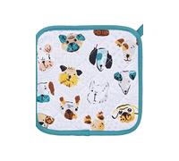 Ulster Weavers - Dog Pot Mat/Pot Holder (21 x 21cm) - 100% Cotton - Cotton Trivet with Dogs - Dog Print Pot Mat - For Hot Pan Mat - Trivets for Hot Pans - Dog Kitchen Accessories - Dog Lovers Gifts