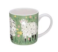 Ulster Weavers New Bone China Mug Woolly Sheep Green