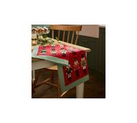 'Nutcracker Parade' Festive Graphic Print 100% Cotton Tea Towel Ulster Weavers Red One Size