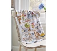 Ulster Weavers 'Pantry Cats' Floral Print 100% Cotton Tea Towel Ulster Weavers Multicolor