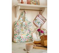 Ulster Weavers 'Petals & Prose' Floral Print Polyester Packable Bag Ulster Weavers Multicolor One Size