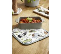 Ulster Weavers 'Portman Farm' Animal Print 100% Cotton Pot Mat in Grey Ulster Weavers Grey