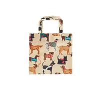 Ulster Weavers PVC Bag - Durable 100% Cotton with Wipe Clean Coating and Polyester Lining, Everyday Use, Easy to Clean, Sturdy Construction, Small, Animal Theme, Hound Dog, Natural