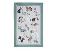 Ulster Weavers - Rabbit Patch - Tea Towel - Cotton - One Size in Green