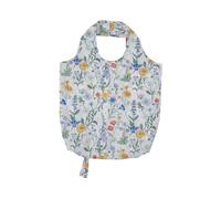 Ulster Weavers - Meadow Flowers Foldable Shopping Bag (61 x 46cm) - Floral Shopping Bag in White - Eco-Friendly - Garden Flowers Reuseable Shopping Bag - Floral Canvas Bag - Gifts for Women