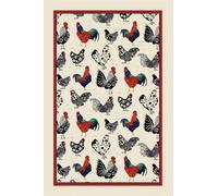 Ulster Weavers Rooster Animal Print 100% Cotton Tea Towel