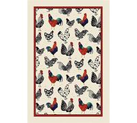 Ulster Weavers - Rooster - Tea Towel - Cotton - One Size in Cream