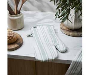 Ulster Weavers Sage Stripe Graphic Print Gauntlet Oven Glove