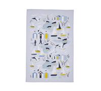Ulster Weavers Beach Hut & Nautical Tea Towel (74 x 48cm), 100% Cotton, Kitchen Towel/Cloth, Dish Cloths, Seagull/Sailing/Seaside/Seashore Themed