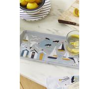 Ulster Weavers 'Seashore' Animal Print 70% Polypropylene Small Tray in Blue Ulster Weavers Blue