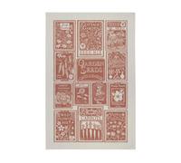 Ulster Weavers 'Seed Packets' Floral 100% Cotton Tea Towel in Orange Ulster Weavers Orange