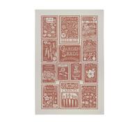 Ulster Weavers 'Seed Packets' Floral 100% Cotton Tea Towel in Orange Ulster Weavers Orange
