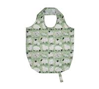 Ulster Weavers - Sheep Foldable Shopping Bag (42 x 46cm) - Sheep Shopping Bag - Green Grocery Bag with Sheep - Sheep Reuseable Shopping Bag in Green - Farm Animals Shopping Bag - Sheep Gifts