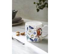 Ulster Weavers - Ocean Sea Animals Mug 250ml - Dishwasher & Microwave Safe - Ceramic New Bone China - Coffee Mug with Crab & Shellfish - Kitchen Accessories - Kitchen Gifts - Kitchen Decorations