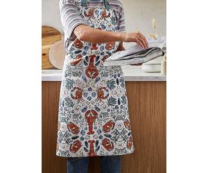 Ulster Weavers Shellfish Cotton Apron Teal