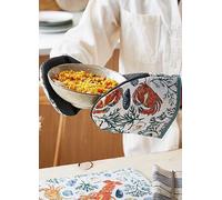Ulster Weavers Shellfish Cotton Microwave Mitt Teal