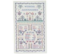 Ulster Weavers 'Wedding Sampler' Classic Print 100% Cotton Tea Towel in Yellow Ulster Weavers Yellow
