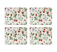 Ulster Weavers Strawberry Patch Set Of 4 Cork Placemats