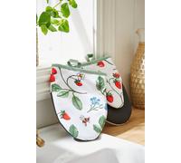 Ulster Weavers 'Strawberry Patch' Strawberry Print 100% Cotton Microwave Mitts (Pair) in White Ulster Weavers White