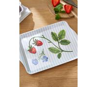 Ulster Weavers 'Strawberry Patch' Strawberry Print Scatter Tray in Light Blue Ulster Weavers Light Blue