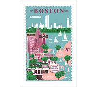 Ulster Weavers Tea Towel-Boston (100% Cotton, Blue), One Size