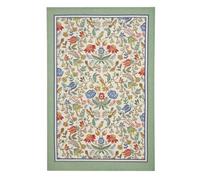 Ulster Weavers Tea Towel – Arts & Crafts Floral Print – 100% Cotton – Green