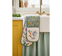 Ulster Weavers 'Time to Grow' Vegetable Print 100% Cotton Double Oven Glove in Green Ulster Weavers Green