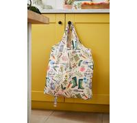 Ulster Weavers 'Time to Grow' Vegetable Print Polyester Packable Bag in Off-White Ulster Weavers Off-White One Size