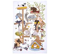 Ulster Weavers 'Moggie Mayhem' Animal Print 100% Cotton Tea Towel Ulster Weavers Multicolor