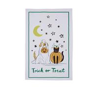 Ulster Weavers 'Trick or Treat' Dogs Print 100% Cotton Tea Towel in White Ulster Weavers White