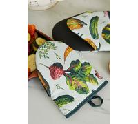 Ulster Weavers 'Vegetable Medley' Leaf Print Pair of Micro Mitts Ulster Weavers Multicolor