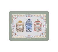 Ulster Weavers - Vintage Tea Tins Place Mats for Table - 4x Pieces (21 x 29 x 0.5cm) - Vintage Cork Placemats Set of 4 - Vintage Kitchen Accessories - British Table Mats with Tea Tins - Vintage Decor