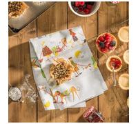 Ulster Weavers Walkies Animal Print 100% Cotton Tea Towel