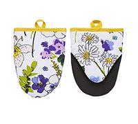 Ulster Weavers Wildflowers Micro Mitts Heat Resistant Oven Gloves Mitts 100% Cotton Polyester Wadding