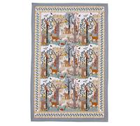 Ulster Weavers 'Wildwood' Graphic Print 100% Cotton Tea Towel in Grey Ulster Weavers Grey
