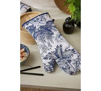 Ulster Weavers 'Willow Toile' Trees Print Gauntlet Oven Glove in Blue Ulster Weavers Blue