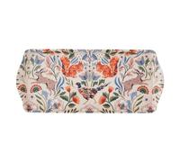 Ulster Weavers - Woodland Animals Tea Tray (39 x 17 x 2.5cm) - Dishwasher Safe - Plastic Serving Tray - Kitchen Accessories - Forest Animals Serving Tray/Dinner Tray/Tray for Eating On Lap in Natural