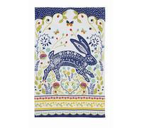 Ulster Weavers Cotton Tea Towel - Woodland Hare (100% Cotton, Green)