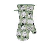 Ulster Weavers 'Woolly Sheep' Animal Print Gauntlet Oven Glove in Green Ulster Weavers Green