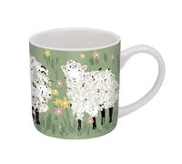 Ulster Weavers - Green Sheep Mug 250ml - Dishwasher & Microwave Safe - Ceramic New Bone China - Coffee Mug with Sheep - Sheep Tea Cup in Green - Sheep Kitchen Accessories - Sheep Gifts