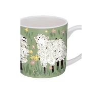 Ulster Weavers - Green Sheep Mug 250ml - Dishwasher & Microwave Safe - Ceramic New Bone China - Coffee Mug with Sheep - Sheep Tea Cup in Green - Sheep Kitchen Accessories - Sheep Gifts