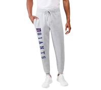 Ulta Game NFL New York Giants Mens Active Basic Jogger Fleece Pants, Heather Gray 19, XX-Large