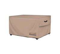 ULTCOVER Rectangular Gas Fire Pit Table Cover 57x22 inch Waterproof Heavy Duty Firepit Cover