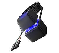 ULTECHNOVO 1.65m Power Button Extension Cable for Computer Host External Power Supply Control Built Led Indicator Light for Desktop Use and Organization