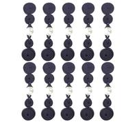 ULTECHNOVO 10 Pairs Blue Polyester Chinese Style Buttons for DIY Sewing Craft, Beautiful and Practical Fasteners Suitable for Decorating Clothes and Traditional Cheongsam Dresses